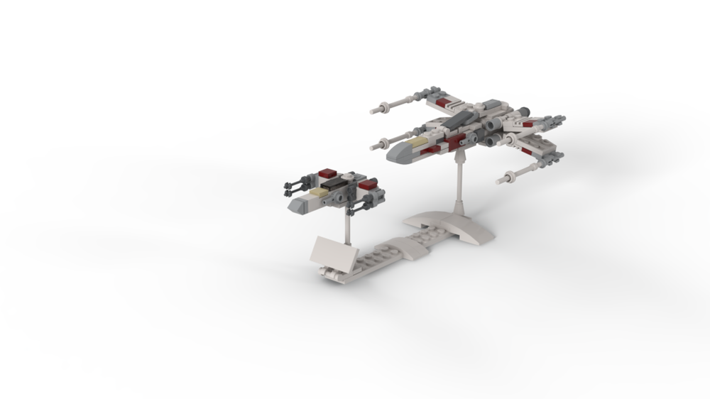 Lego Mini&Micro size T-65b Starfighter : Original version