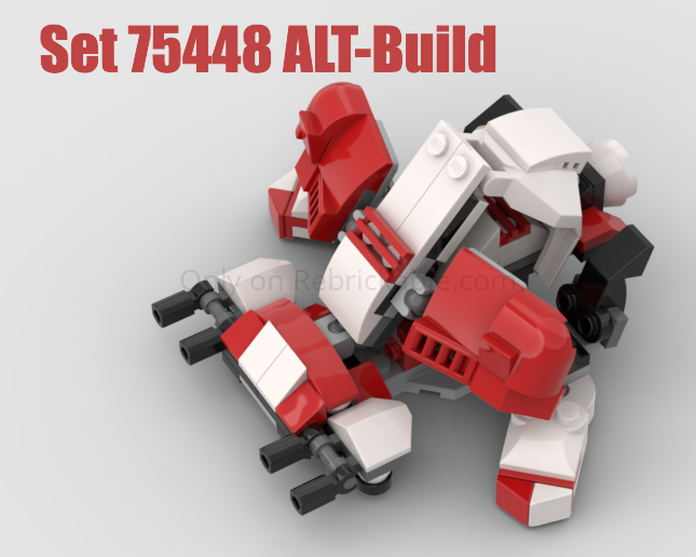 Lego 75448 ALT BUILD CLONE Shocktroopers Swamp Speeder.