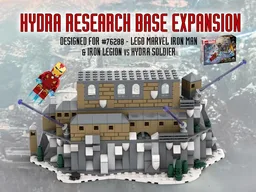 Hydra Base Expansion for 76288 - LEGO Marvel Iron Man & Iron Legion vs. Hydra Soldier