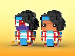 Spider-Man India Brickheadz LEGO MOC - Spider-Man: Across The Spider-Verse