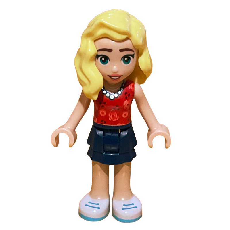 Lego Matilde - Red Top, Dark Blue Skirt