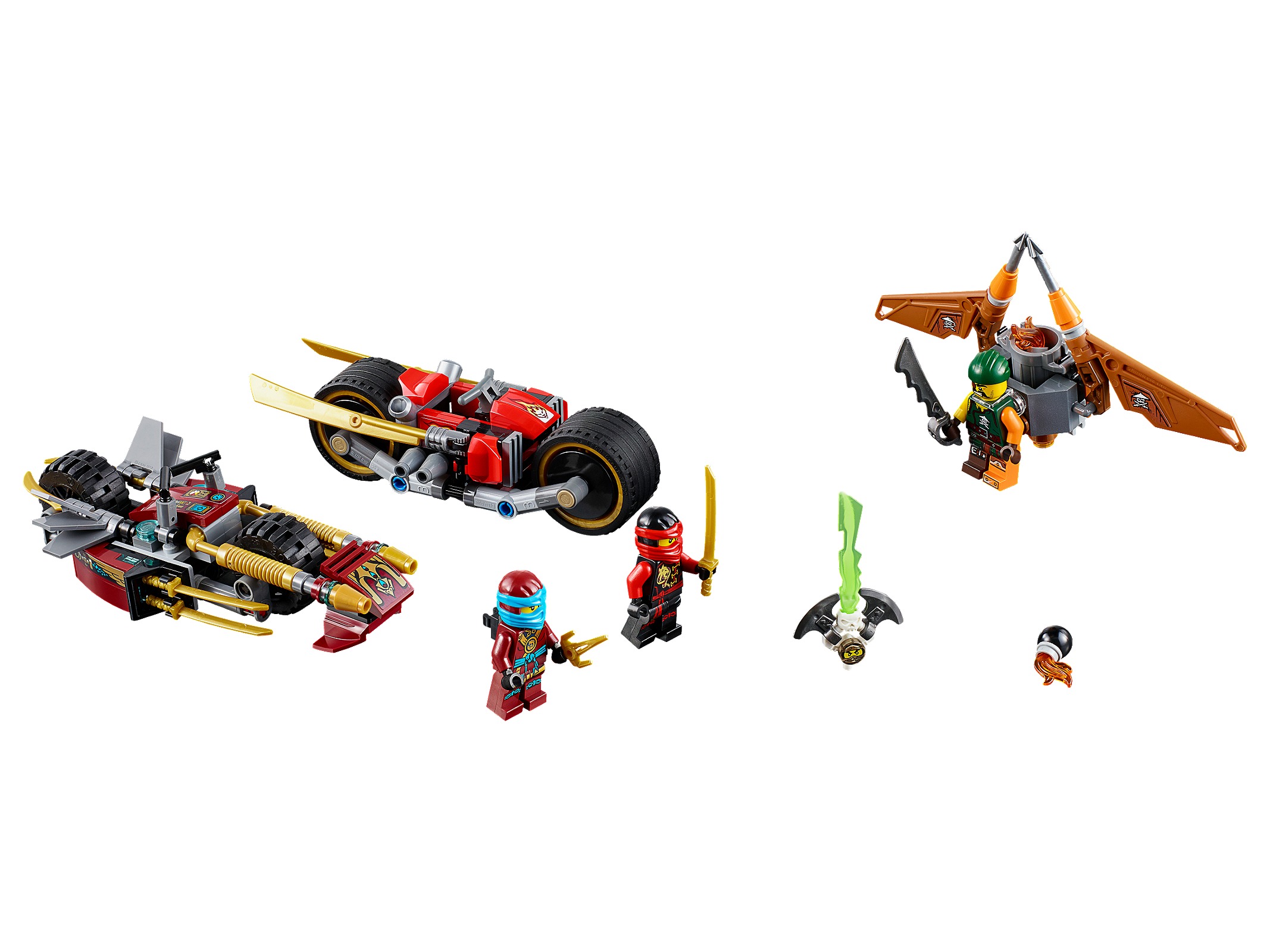 Lego Ninja Bike Chase