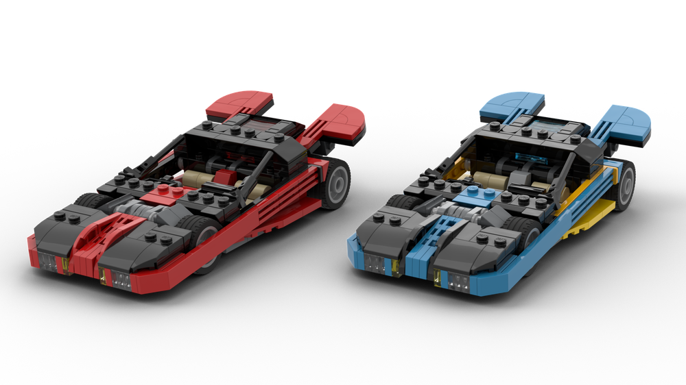 Lego Cyberpunk Sports Car