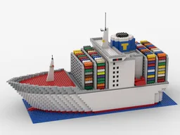 Container Ship V2, partially modular