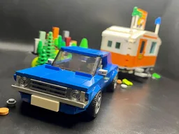 Toy Corolla E20 & Trailer
