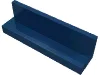 Panel 1 x 4 x 1 with Rounded Corners [Thick Wall] / Dark Blue