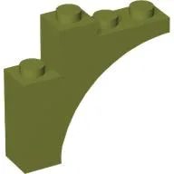 Brick Arch 1 x 4 x 3 / Olive Green