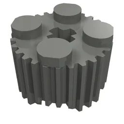 Brick Round 2 x 2 [Grill] / Dark Bluish Gray