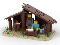 Nativity scene - stable only