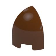 Lego Brick Round Curved 1 x 1 x 1 1/3 Quarter Dome / Reddish Brown