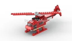 Huey Helicopter (LEGO 40220 Alternate)