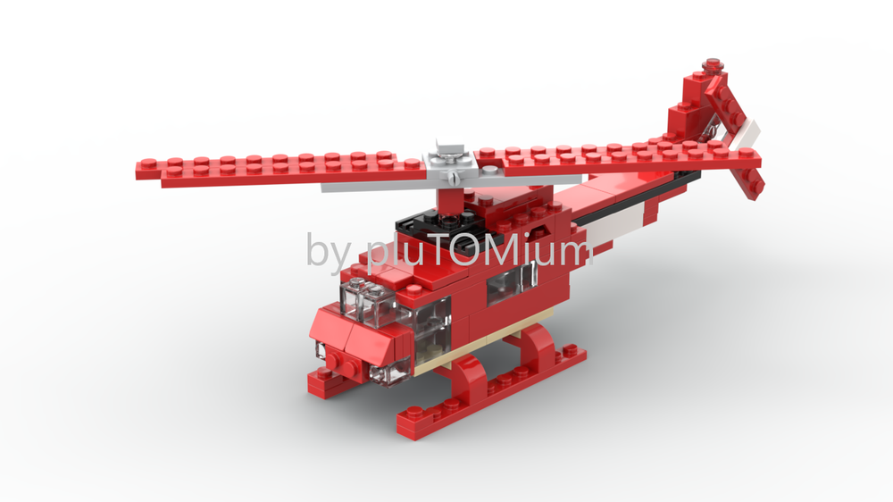 Lego Huey Helicopter (LEGO 40220 Alternate)