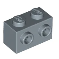 Brick Special 1 x 2 with 2 Studs on 1 Side / Sand Blue