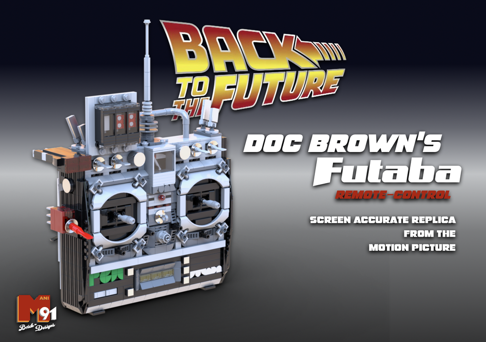 Lego Doc Brown's DeLorean Remote Control