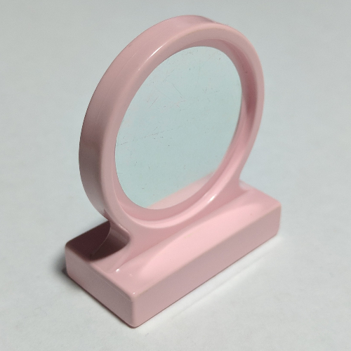 Lego Duplo Mirror with Silver Print / Light Pink