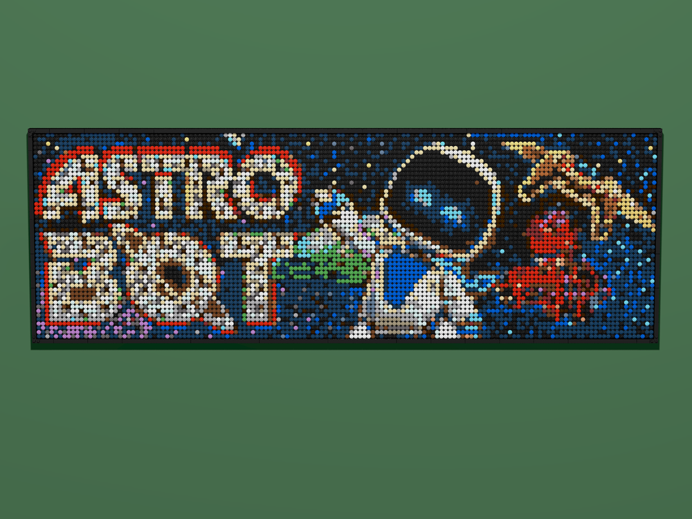 Lego (31205 + 31199 + 31199) Favourite Game Bot 144x48 Pixel Art