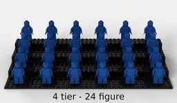 24 Minifigure Stand (12, 18, 16 or 20 figure versions also available)