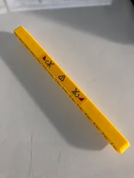 Technic, Liftarm Thick 1 x 15 with Danger Extending Arms and Sign Pattern (Sticker) - Set 42097