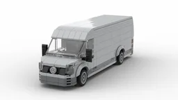 2019 VW Crafter L5H3 Van (light bluish gray)