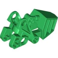 Large Figure Foot, with Ball Joint Socket 3 x 6 x 2 1/3 / Green
