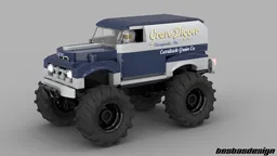 Grave Digger 1951 Ford panel van