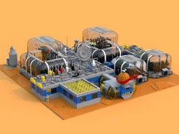 Neo-Classic Space Mars research center
