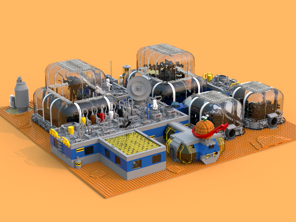 Lego Neo-Classic Space Mars research center