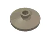 Dish 2 x 2 Inverted [Radar] / Dark Tan