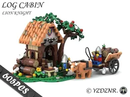 Lion Knight Log Cabin