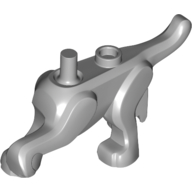 Lego Animal Body Part, Dog Body / Light Bluish Gray