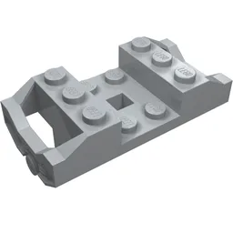 Wheel Holder, Train Wheel RC Train / Light Bluish Gray