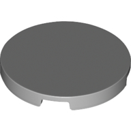 Lego Tile Round 3 x 3 / Light Bluish Gray