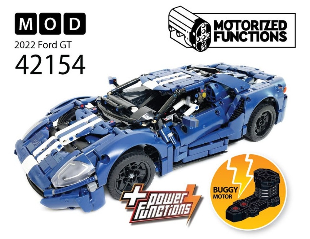 Lego 42154 Ford GT RC MOD for Buggy Motors