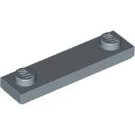 Plate Special 1 x 4 with 2 Studs with Groove [New Underside] / Sand Blue