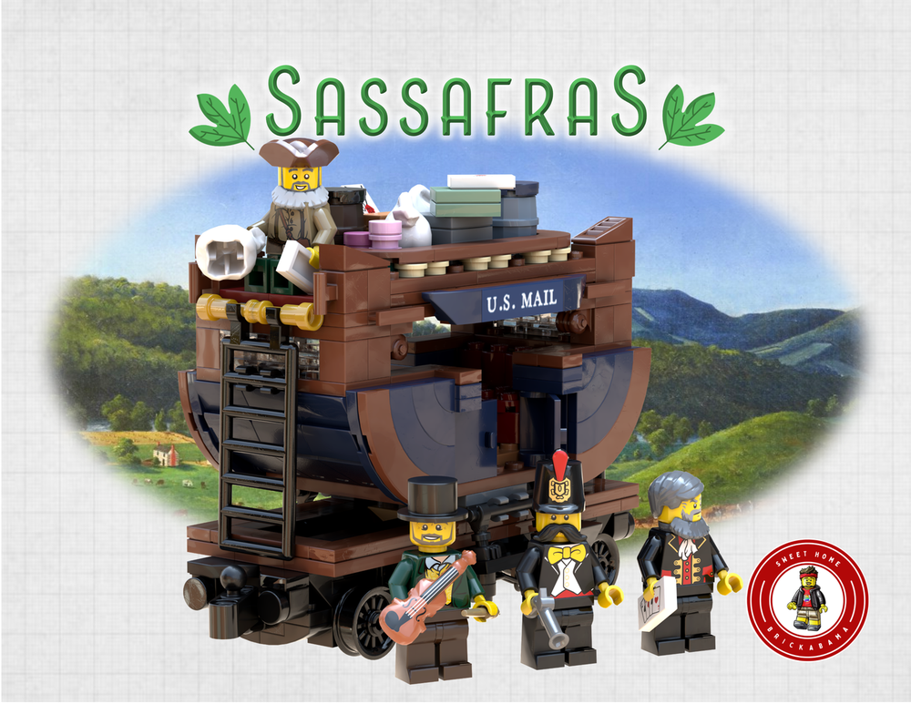 Lego SHB Sister Steamers - Series #1: 1839 - Mail Coach
