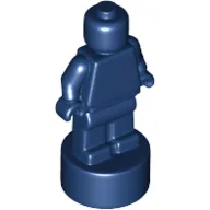 Minifig Trophy Statuette / Dark Blue