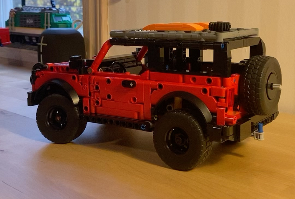 Lego 42213 Steering modification & Trailer hitch