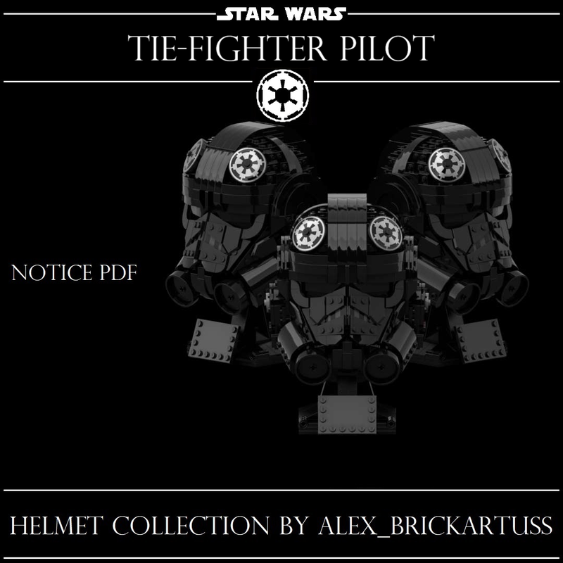 Lego Helmet Pilot TIE