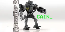 RoboCAIN from RoboCop 2 1990 - Caine, the evil cyborg Endboss ( not ED-209 ) Mech Mecha Gundam