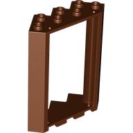 Lego Door Frame 4 x 4 x 6 Corner / Reddish Brown