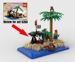 Renew for set 6260 Shipwreck Island