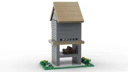 Garden fireplace