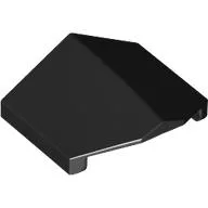 Brick Sloped 33° 2 x 2 Double / Inverted / Black