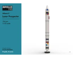 Athena II – Lunar Prospector [1:110 scale]
