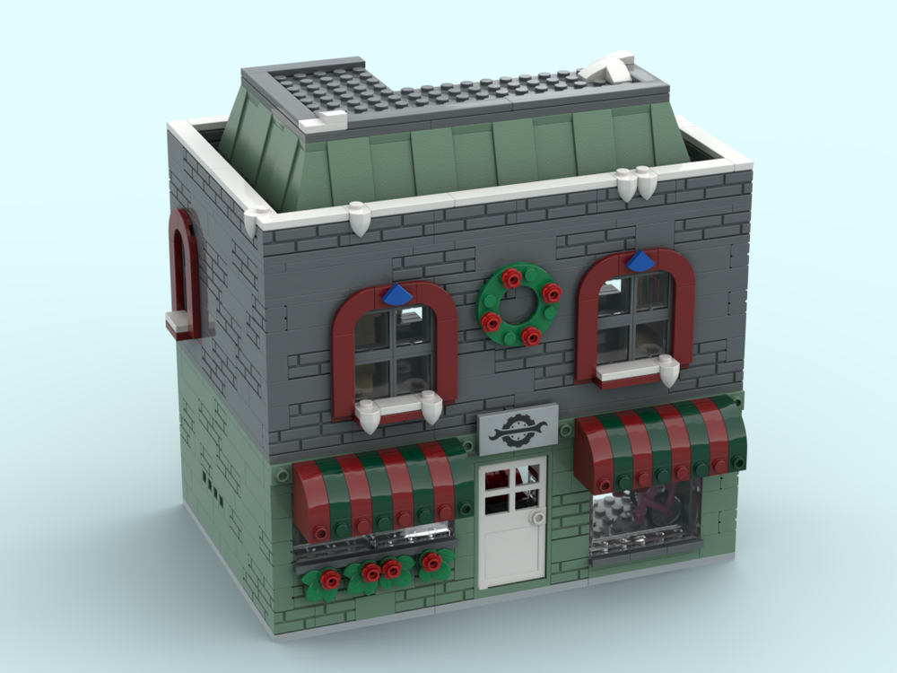 Lego Winter Village Corner Store [Bike Shop]