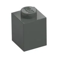 Brick 1 x 1 / Dark Gray
