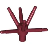 Plant, Flower Stem with Bar and 6 Stems / Dark Red