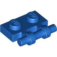 Plate Special 1 x 2 Side Handle [Free Ends] / Blue