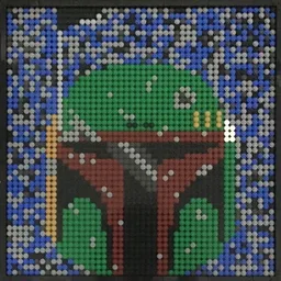 Bounty Hunter Boba Fett Mosaic