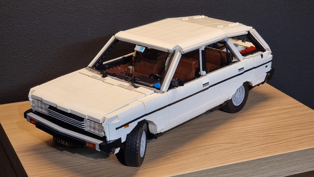 Lego Fiat 131 Panorama dal film di Verdone "Bianco, Rosso e Verdone" del 1981